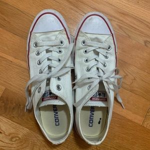 White low top converse